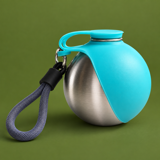 Portable Dog Water Bottle with Removable Bowl