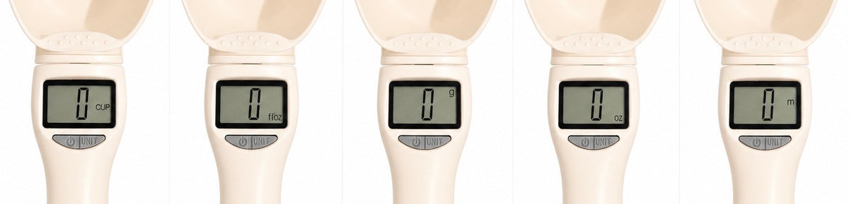 Digital Pet Food Measuring Scoop & Scale with LED Display
