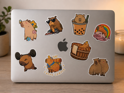 Cute Capybara Stickers