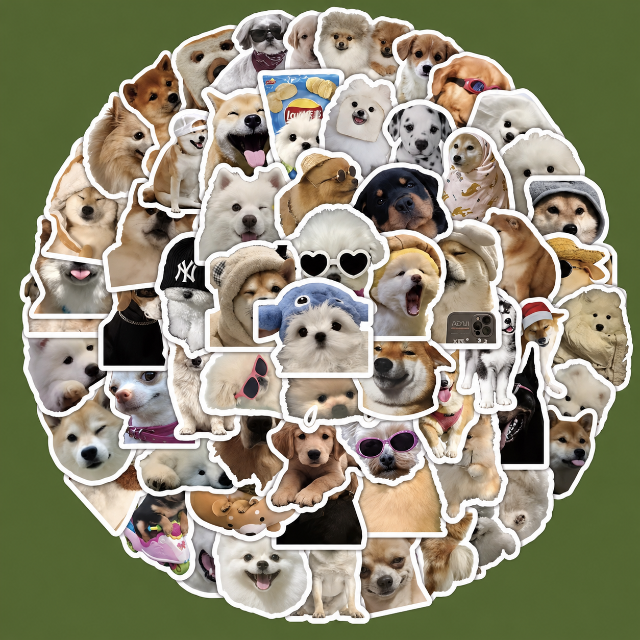 Funny Dog Stickers