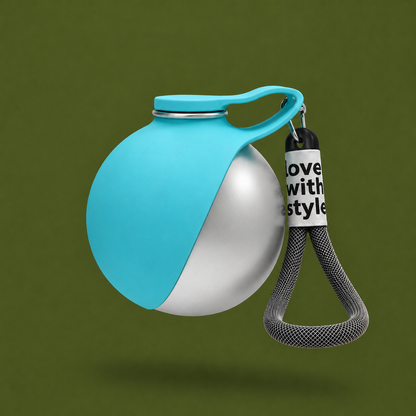 Portable Dog Water Bottle with Removable Bowl